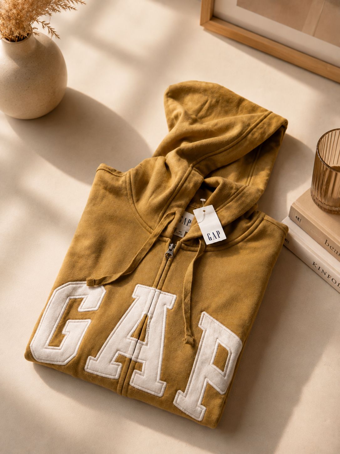 Polera GAP Hombre con Capucha y Cierre
