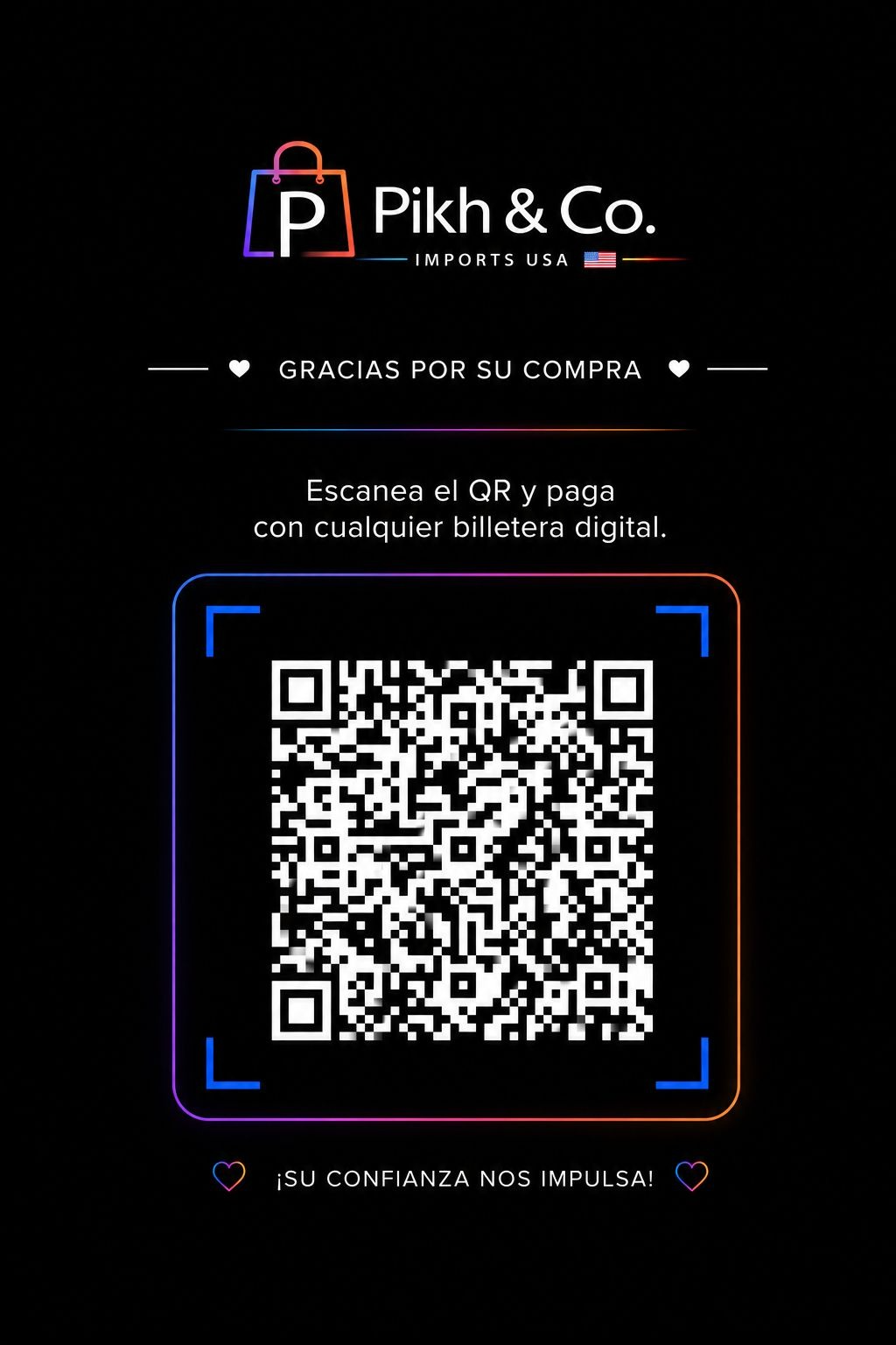 QR Yape Pikh & Co. — Imports USA